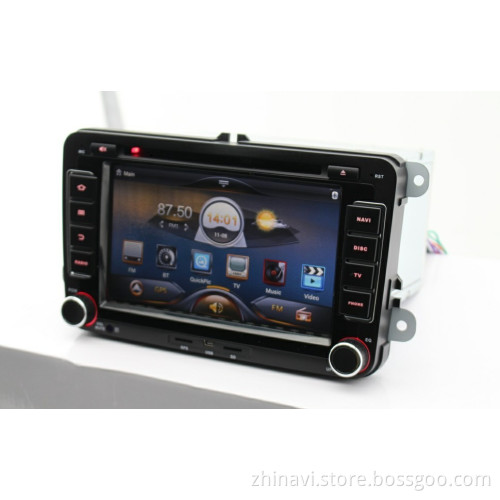 Vw Pure Android 4.0 Car DVD with 5-Point Capacitive Touch 1024X600 HD LED Screen GPS Bluetooth 2g DDR3 RAM Steering Wheel Control